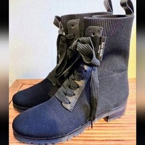 Kate Spade Ribbed Combat Boots